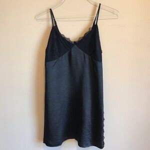 Crescent Black Negligée Nightgown.Intimate S